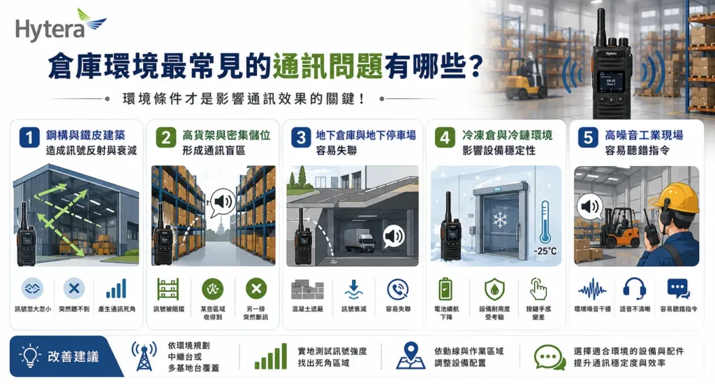 倉庫環境最常見的通訊問題