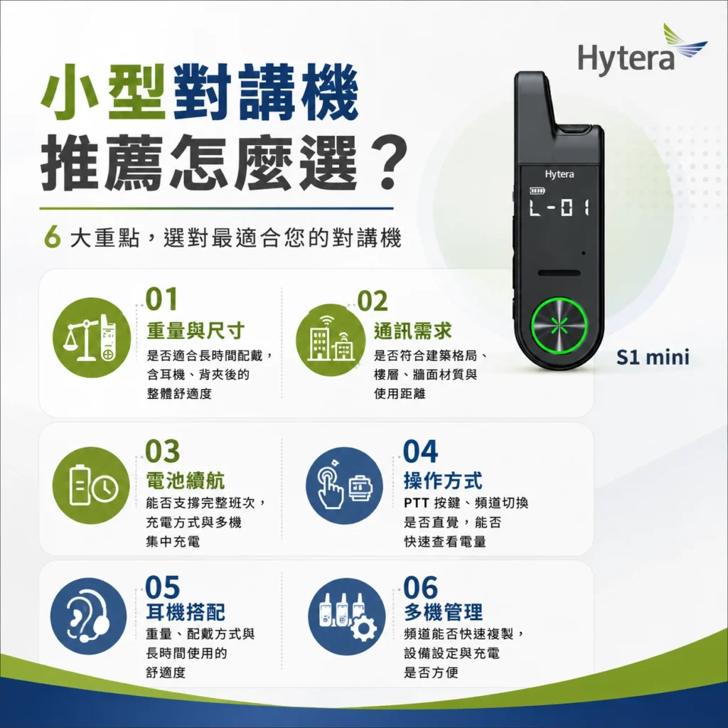 小型對講機推薦怎麼選
